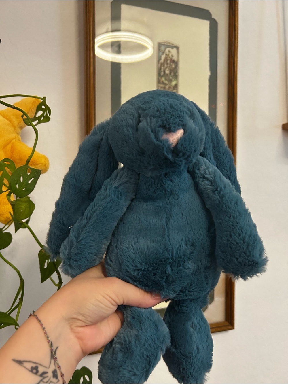 RARE Jellycat-  Medium Bashful Mineral Blue Bunny